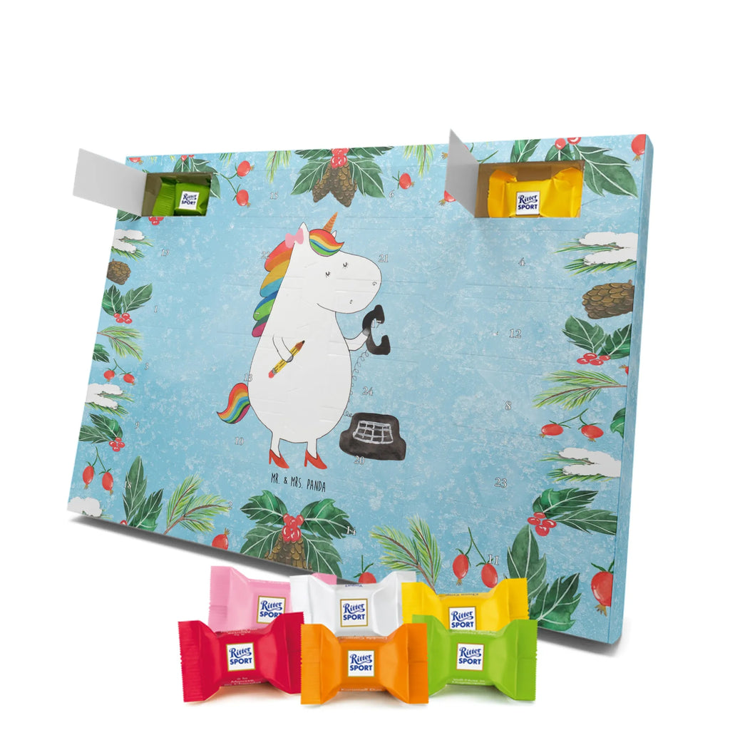 Chocolate advent calendar unicorn secretary gift colleg, office help, secretary present, office worker, tax office, Secretary, attorney