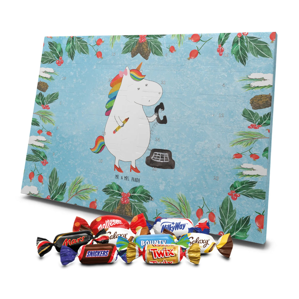 Chocolate advent calendar unicorn secretary gift colleg, office help, secretary present, office worker, tax office, Secretary, attorney