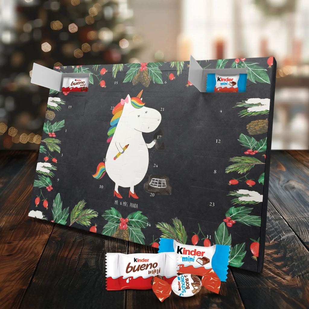 Chocolate advent calendar unicorn secretary gift colleg, office help, secretary present, office worker, tax office, Secretary, attorney