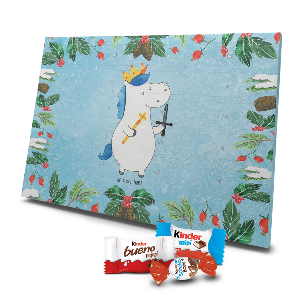 Chocolate advent calendar unicorn king with sword present boy, gift boyfriend, President, Prosecco, King, Ruler, Emperor, Chancellor, Crown, Princess, sword