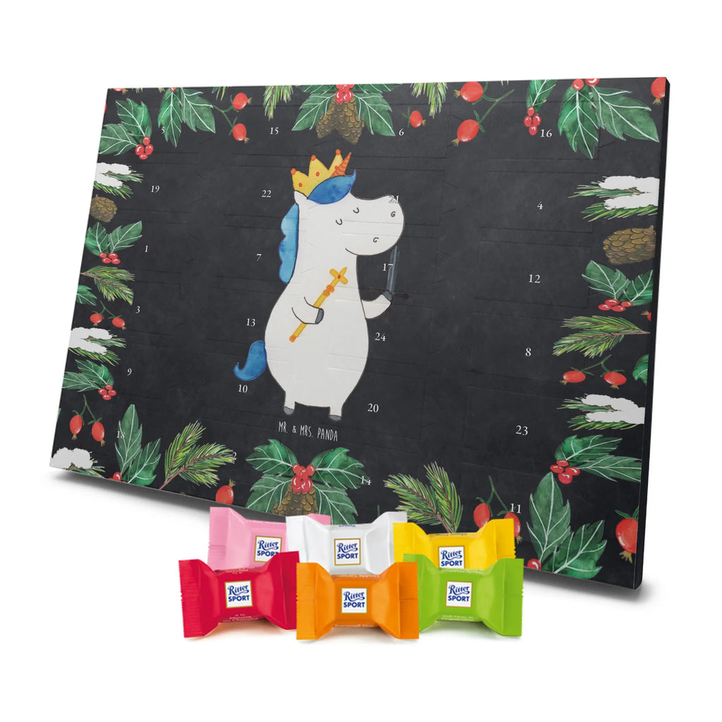 Chocolate advent calendar unicorn king with sword present boy, gift boyfriend, President, Prosecco, King, Ruler, Emperor, Chancellor, Crown, Princess, sword
