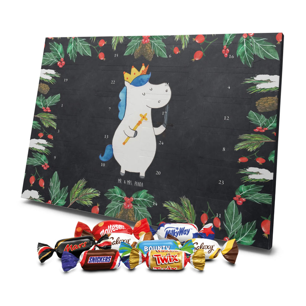 Chocolate advent calendar unicorn king with sword present boy, gift boyfriend, President, Prosecco, King, Ruler, Emperor, Chancellor, Crown, Princess, sword
