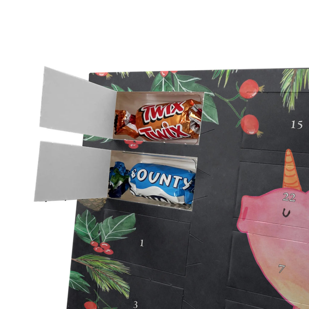 Chocolate advent calendar unicorn Pig piggycorn, pigcorn, girlfriend gift, Funny saying