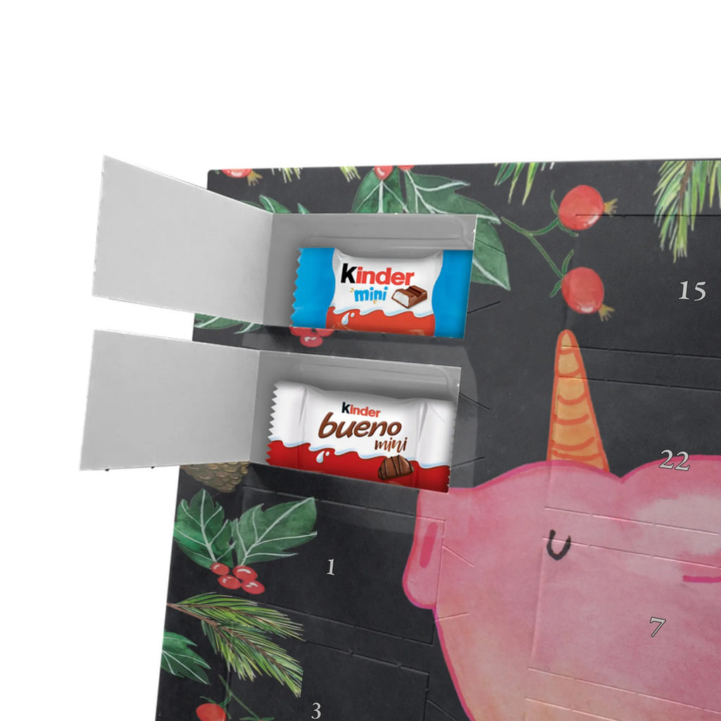 Chocolate advent calendar unicorn Pig piggycorn, pigcorn, girlfriend gift, Funny saying