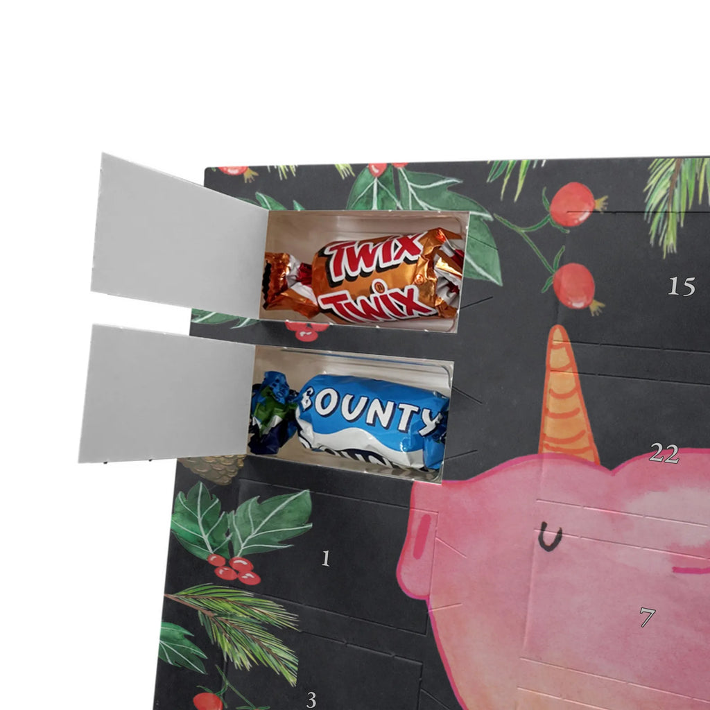 Chocolate advent calendar unicorn Pig piggycorn, pigcorn, girlfriend gift, Funny saying