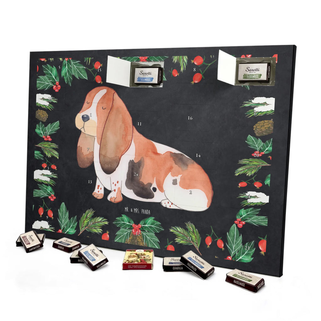 Chocolate advent calendar Dog Basset Hound mutt, dog sayings, love dogs, dog mama, funny gifts for dog owners, woof, what do you give a dog lover, dog breed, Christmas gifts for dogs, gifts for dogs, bag with dog print, love for dogs, hound, dog decorative items, dog love, childless