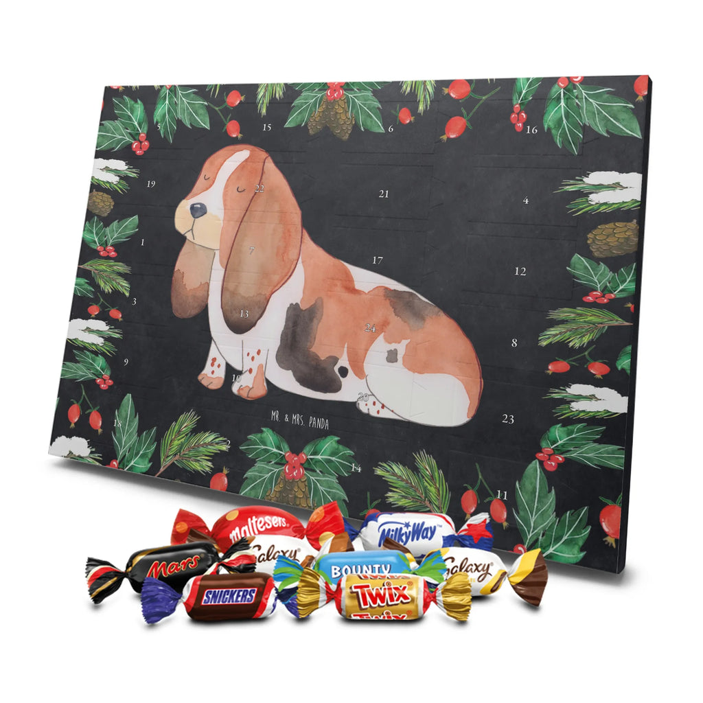 Chocolate advent calendar Dog Basset Hound mutt, dog sayings, love dogs, dog mama, funny gifts for dog owners, woof, what do you give a dog lover, dog breed, Christmas gifts for dogs, gifts for dogs, bag with dog print, love for dogs, hound, dog decorative items, dog love, childless