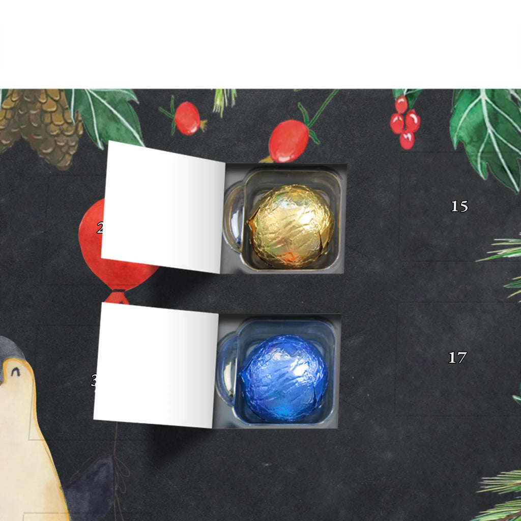 Chocolate advent calendar Penguin balloon North Pole, Penguins, best friend, gift idea, new life, gift girlfriend, penguins, balloon, love of life, new start