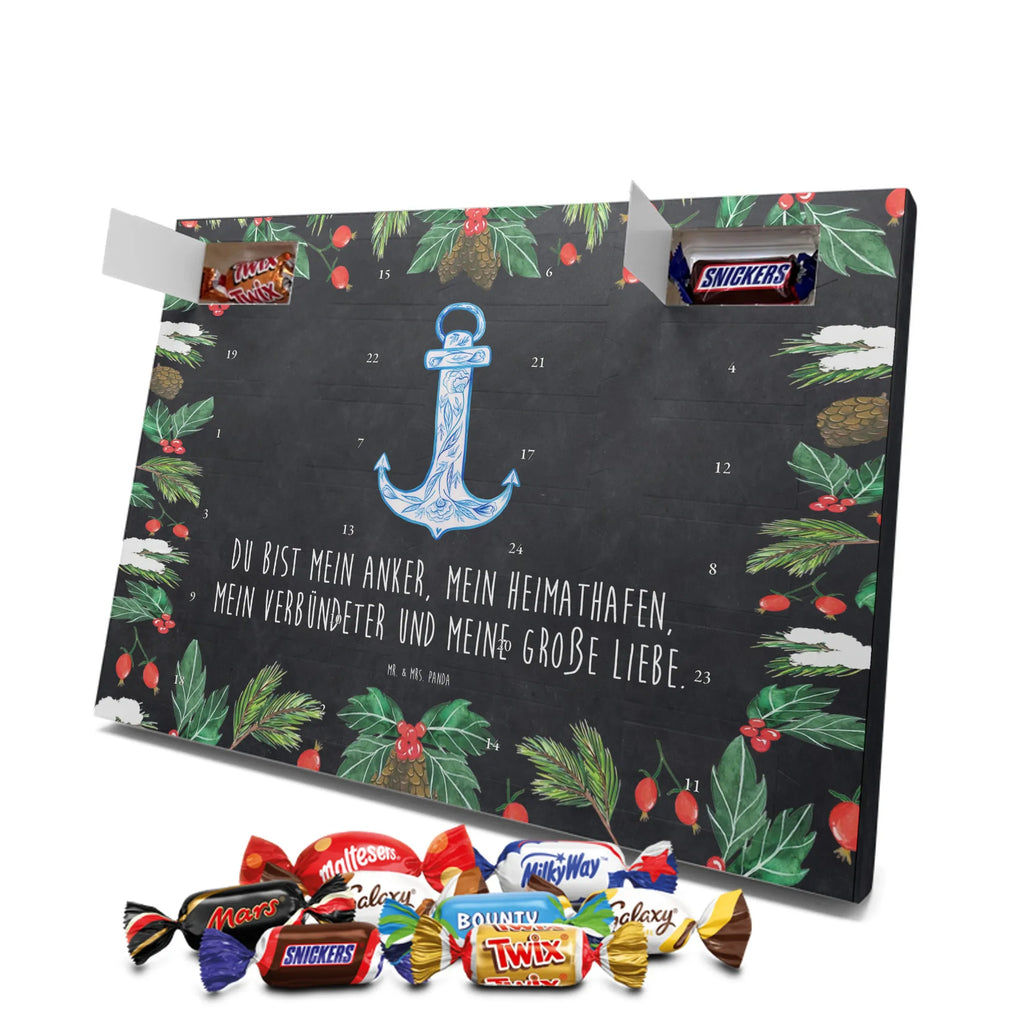 Chocolate advent calendar anchor Blue gift ideas, gifts, small animals, good mood, cute, funny sayings, cute animal motives, hand drawn, special gifts, card, animal lover