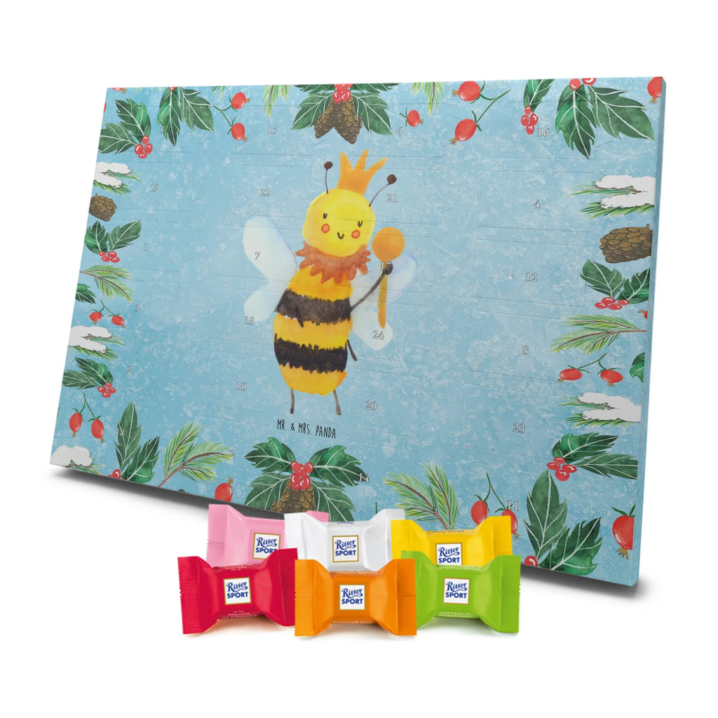 Chocolate advent calendar bee king bumblebee, wasp