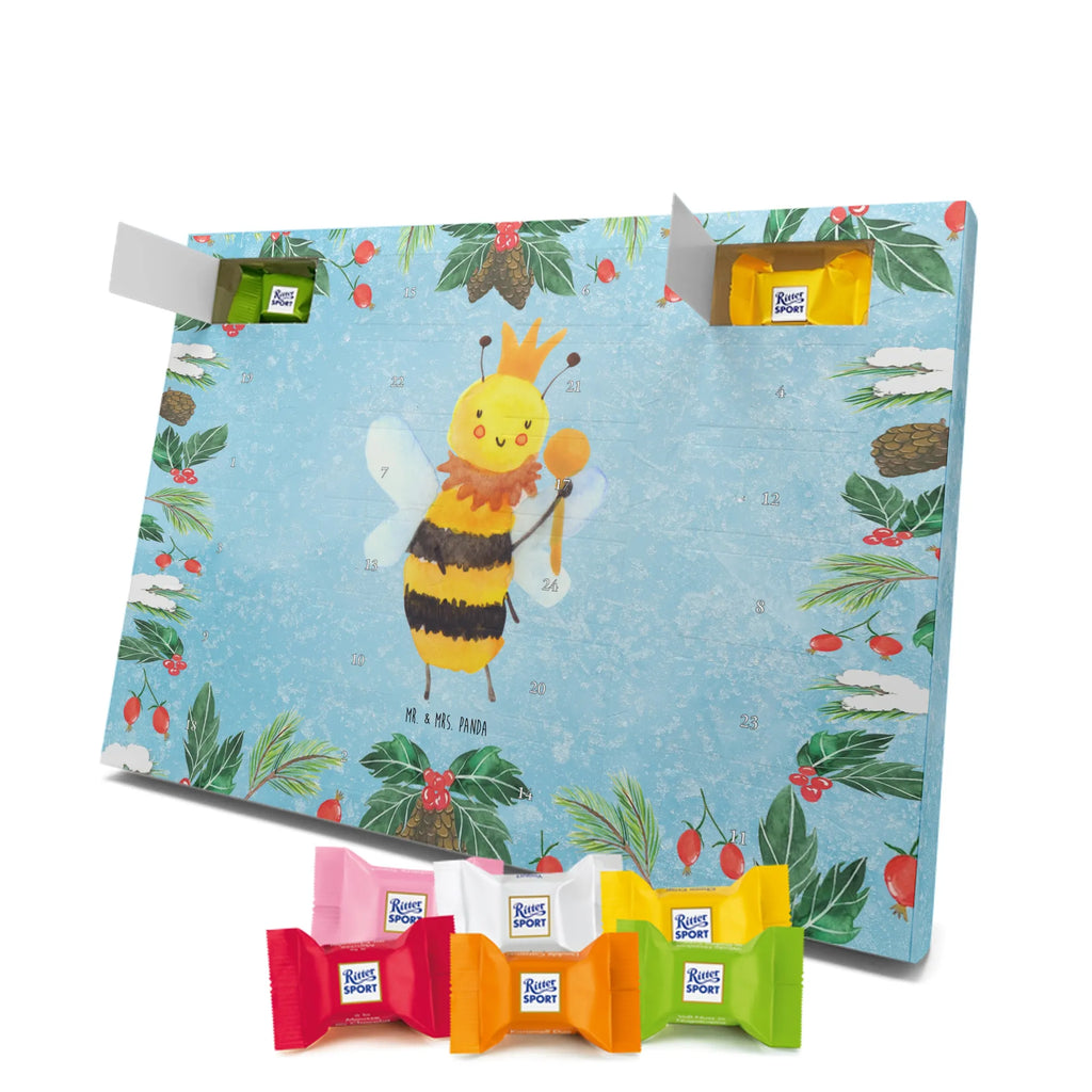 Chocolate advent calendar bee king bumblebee, wasp