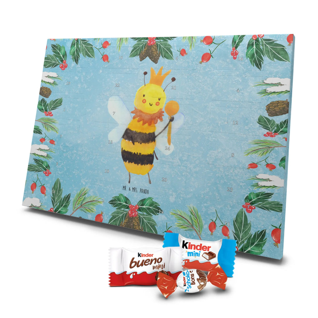 Chocolate advent calendar bee king bumblebee, wasp