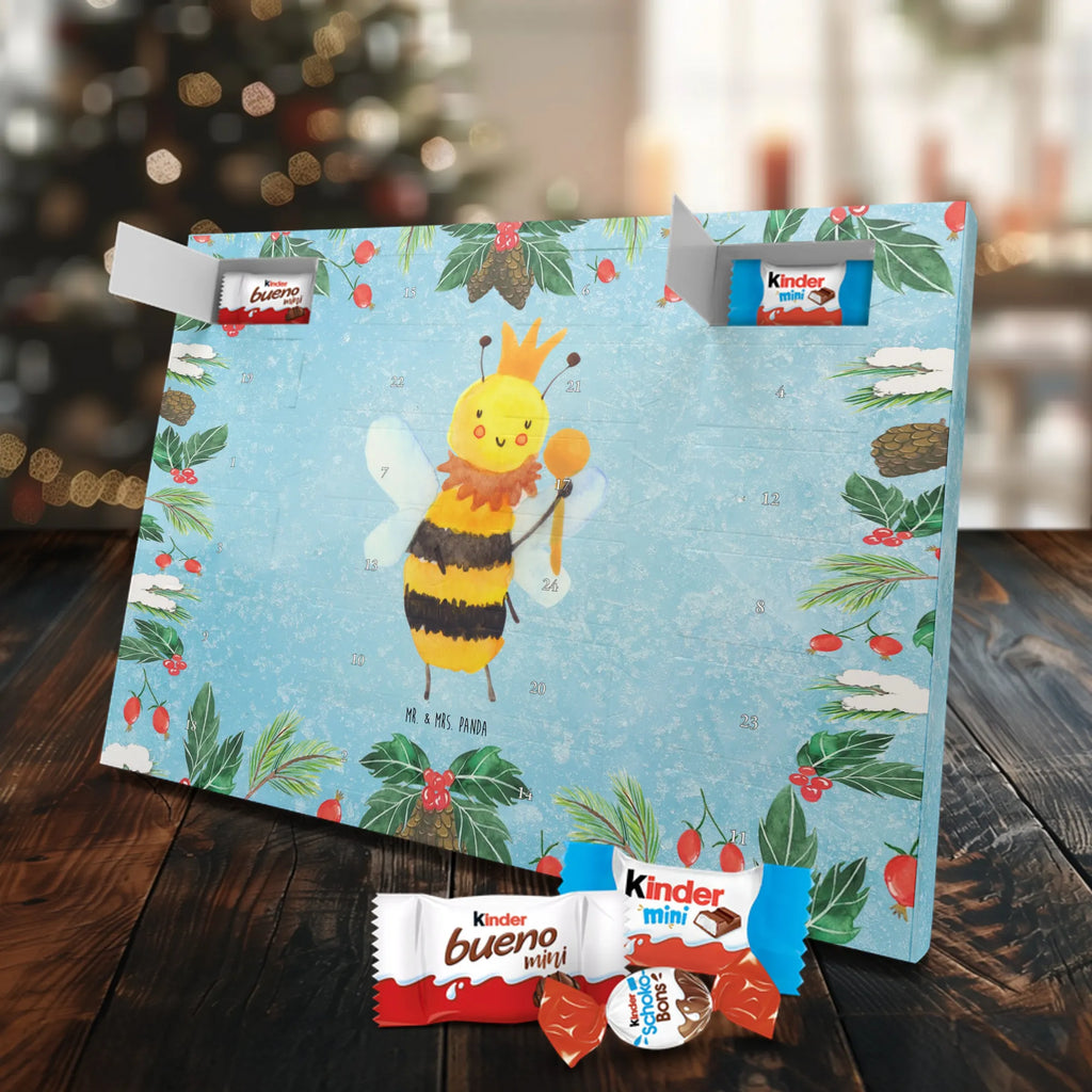 Chocolate advent calendar bee king bumblebee, wasp