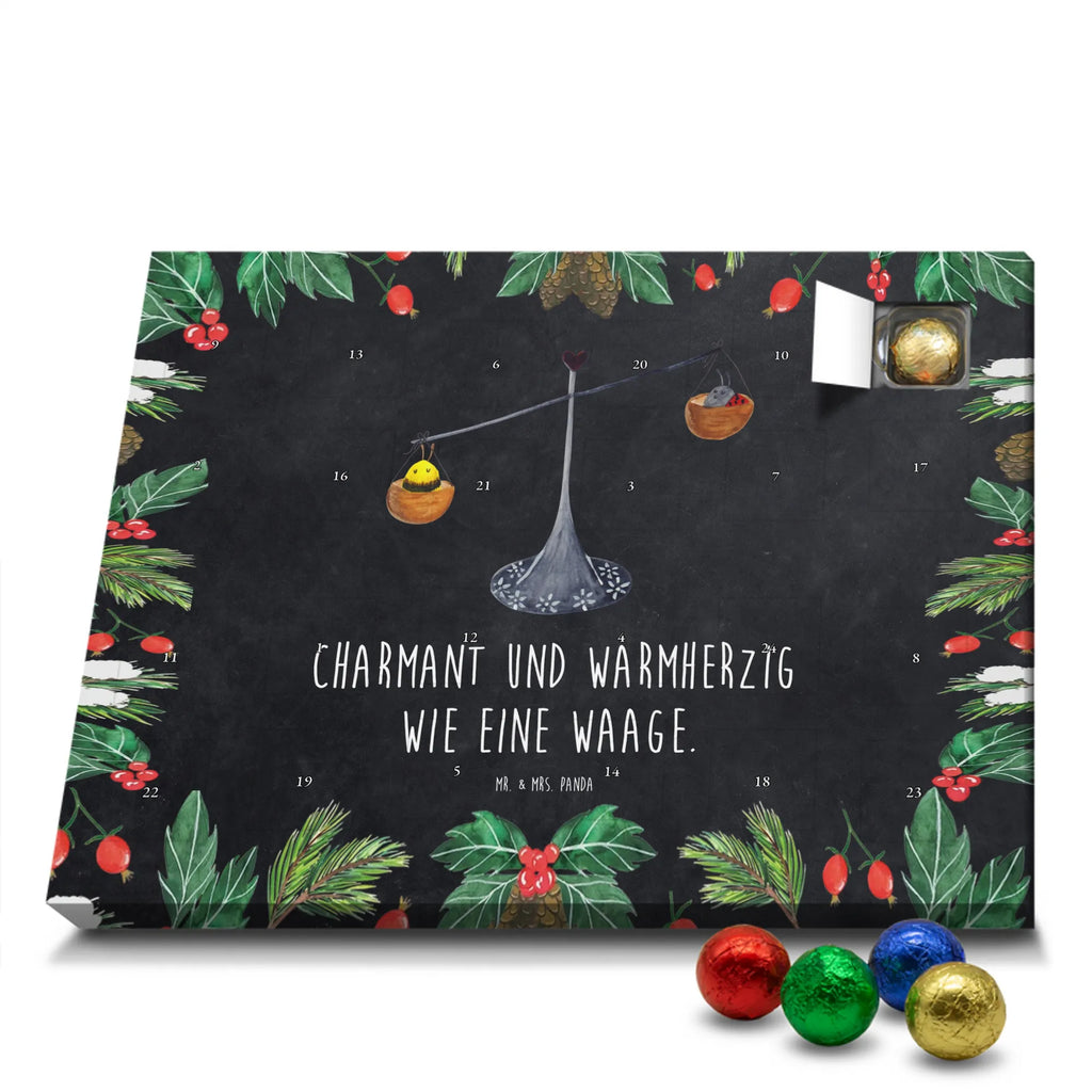 Chocolate advent calendar Star sign Scale birthdays, astrology, date of birth, month of birth, constellations, gift September, Libra, Libra gift, birthday September, bumble bee, birthday October, ladybird, balance, Libra zodiac sign, gift October