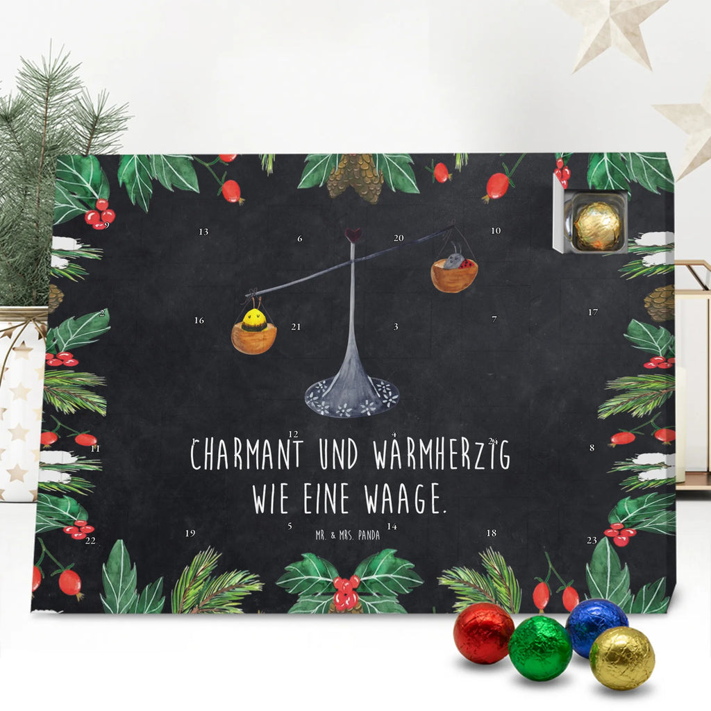 Chocolate advent calendar Star sign Scale birthdays, astrology, date of birth, month of birth, constellations, gift September, Libra, Libra gift, birthday September, bumble bee, birthday October, ladybird, balance, Libra zodiac sign, gift October