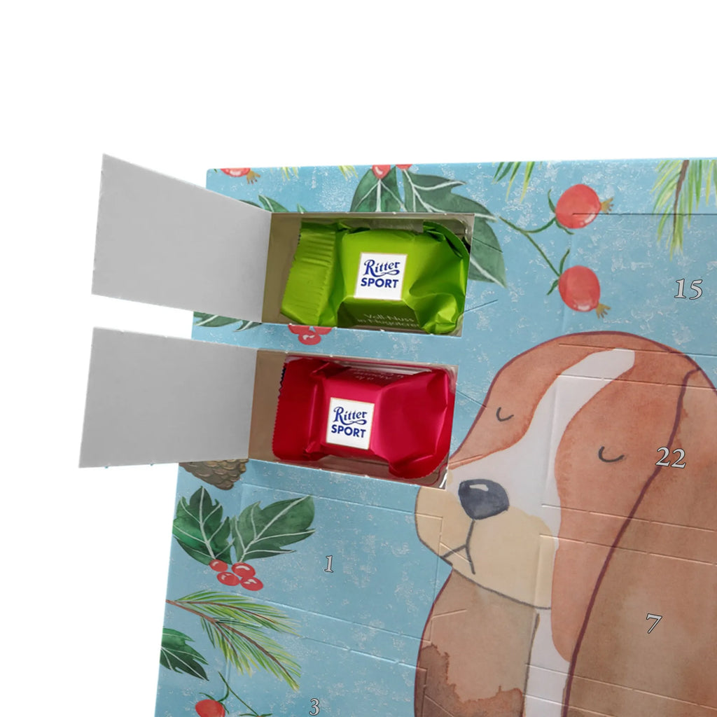 Chocolate advent calendar Dog Basset Hound mutt, dog sayings, love dogs, dog mama, funny gifts for dog owners, woof, what do you give a dog lover, dog breed, Christmas gifts for dogs, gifts for dogs, bag with dog print, love for dogs, hound, dog decorative items, dog love, childless