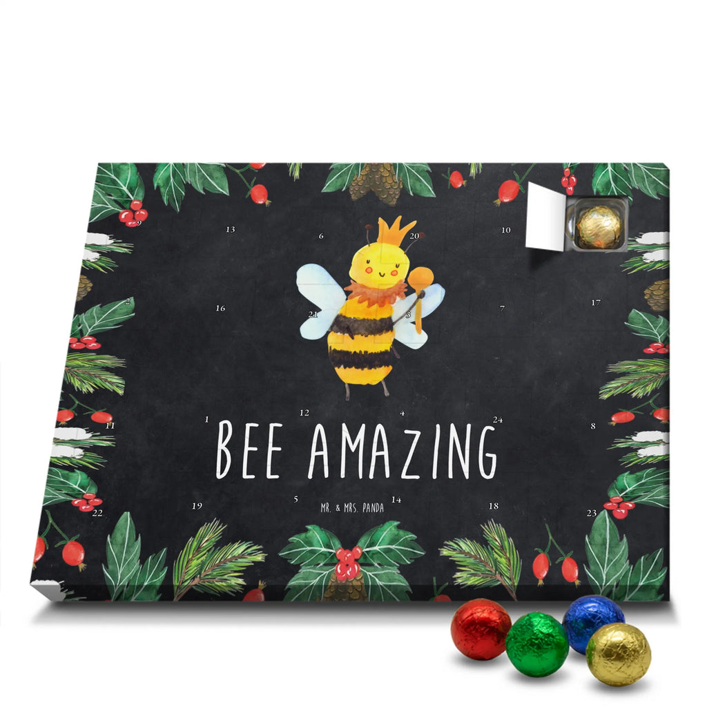 Chocolate advent calendar bee king bumblebee, wasp