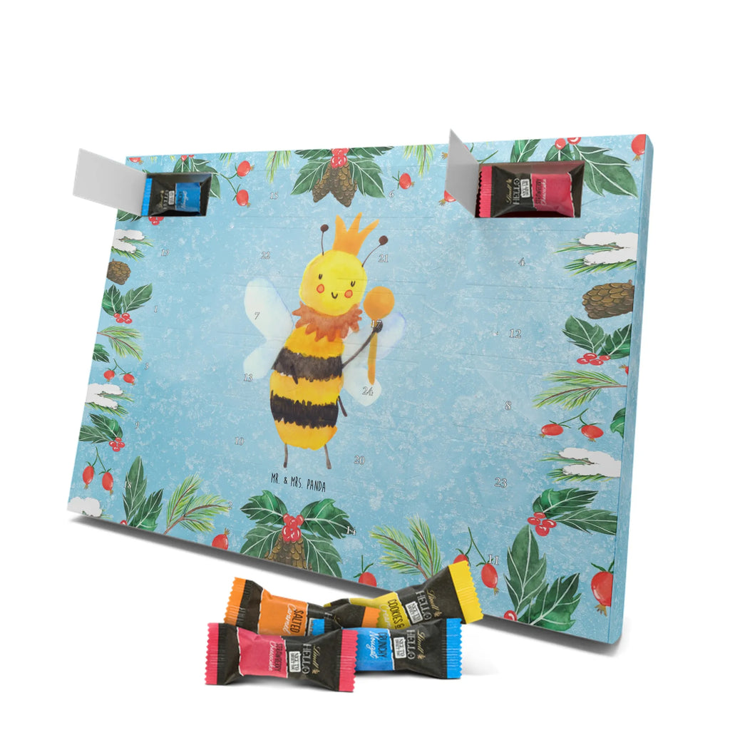 Chocolate advent calendar bee king bumblebee, wasp