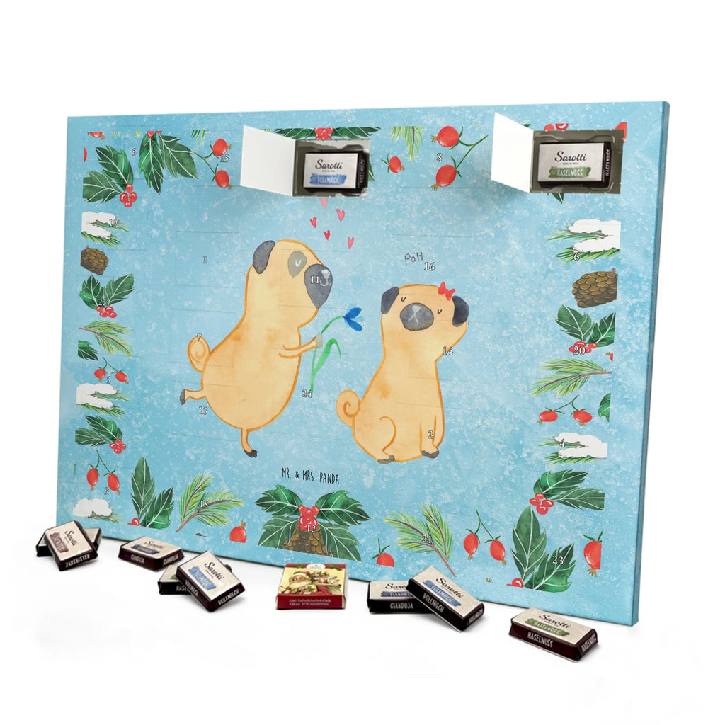 Chocolate advent calendar pug In love mutt, dog sayings, love dogs, dog mama, funny gifts for dog owners, woof, what do you give a dog lover, dog breed, Christmas gifts for dogs, gifts for dogs, bag with dog print, love for dogs, hound, dog decorative items, Pug, in love, dog love, boob, gift friend, love saying. Engaged