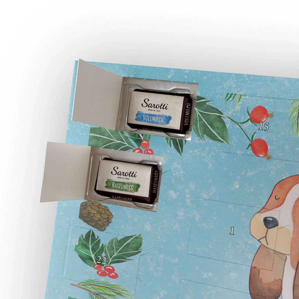 Chocolate advent calendar Dog Basset Hound mutt, dog sayings, love dogs, dog mama, funny gifts for dog owners, woof, what do you give a dog lover, dog breed, Christmas gifts for dogs, gifts for dogs, bag with dog print, love for dogs, hound, dog decorative items, dog love, childless