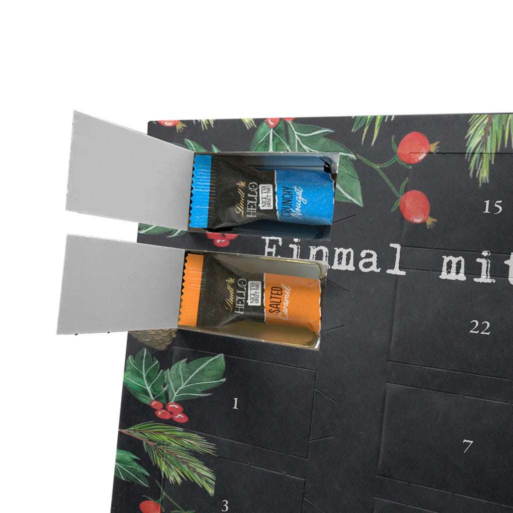 Chocolate advent calendar Policewoman Passion gift, sayings, gift idea, best, farewell gift, passing exam, anniversary, retirement, promotion, job start, profession