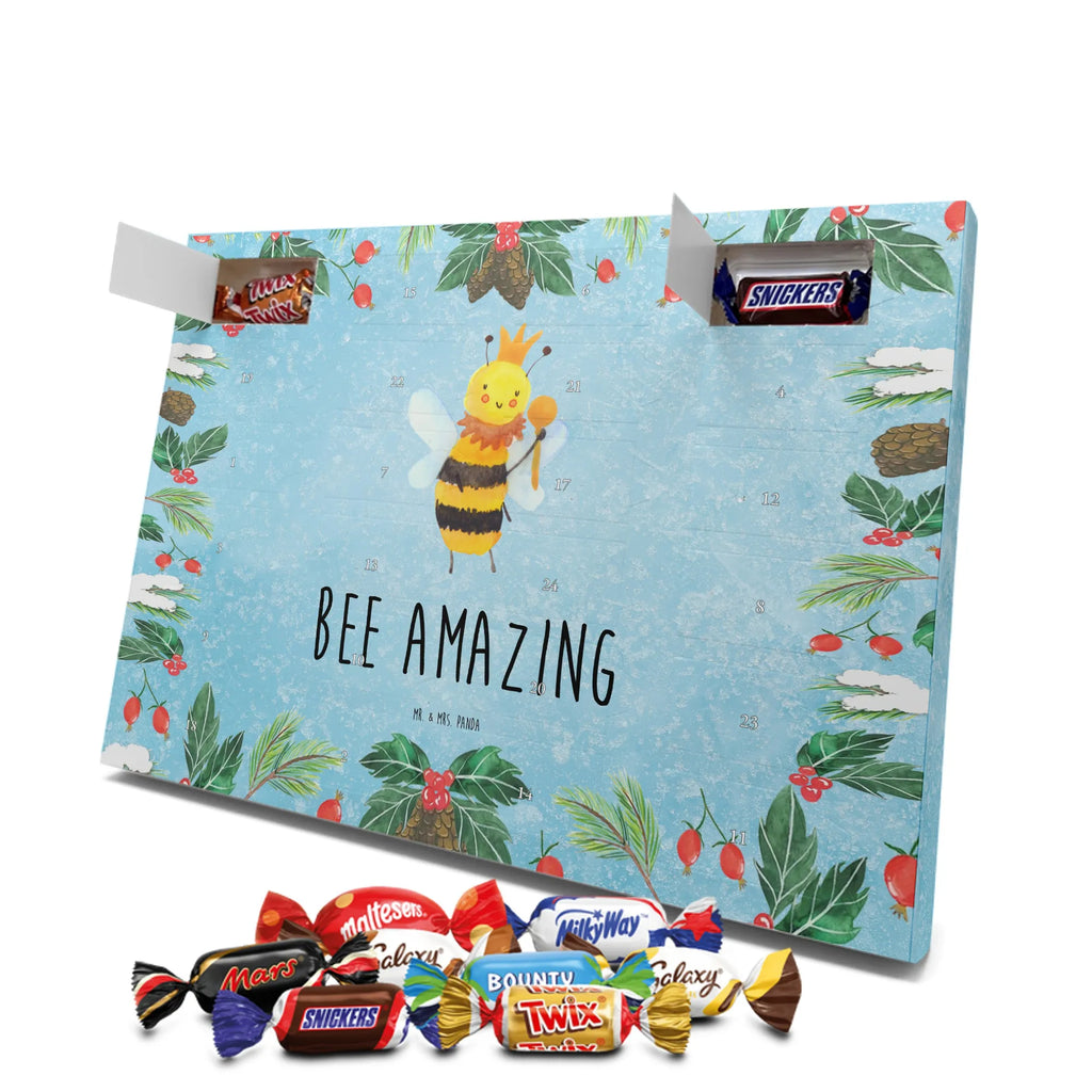 Chocolate advent calendar bee king bumblebee, wasp