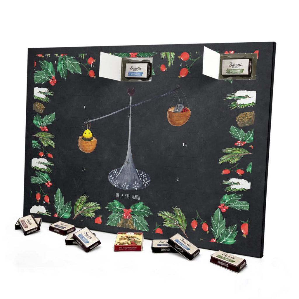 Chocolate advent calendar Star sign Scale birthdays, astrology, date of birth, month of birth, constellations, gift September, Libra, Libra gift, birthday September, bumble bee, birthday October, ladybird, balance, Libra zodiac sign, gift October