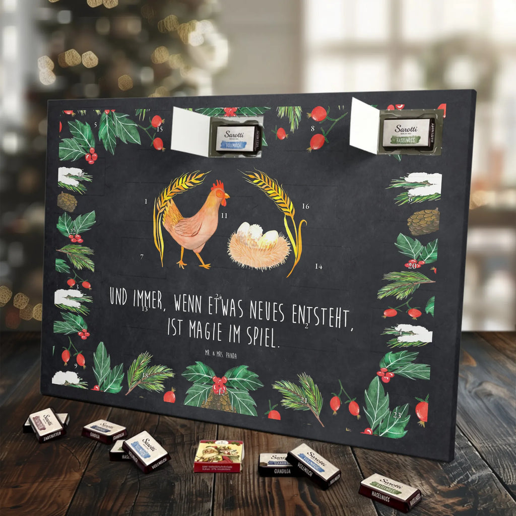 Chocolate advent calendar Chicken Proud farm animals, animals, farm, eggs, yard, cock, chicken, saying, magic, country life, pregnancy, hen, birth