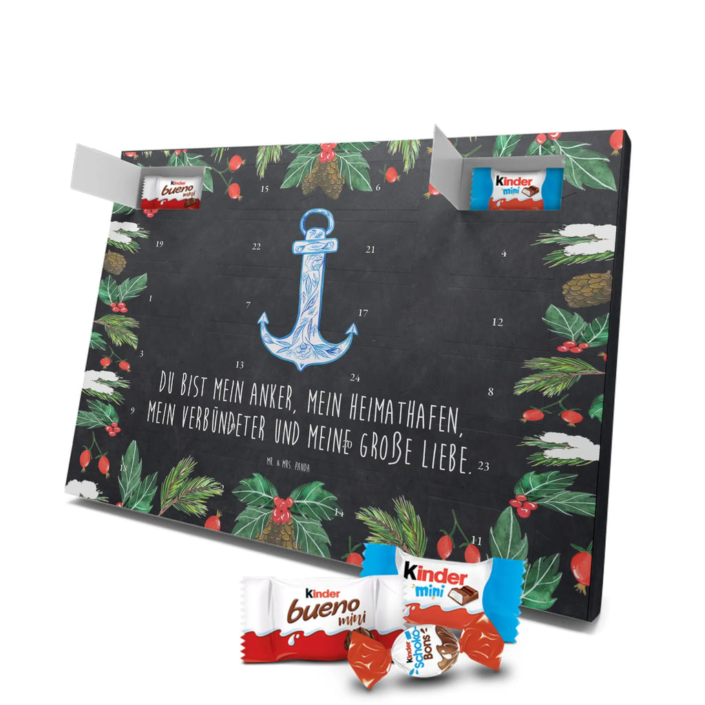 Chocolate advent calendar anchor Blue gift ideas, gifts, small animals, good mood, cute, funny sayings, cute animal motives, hand drawn, special gifts, card, animal lover