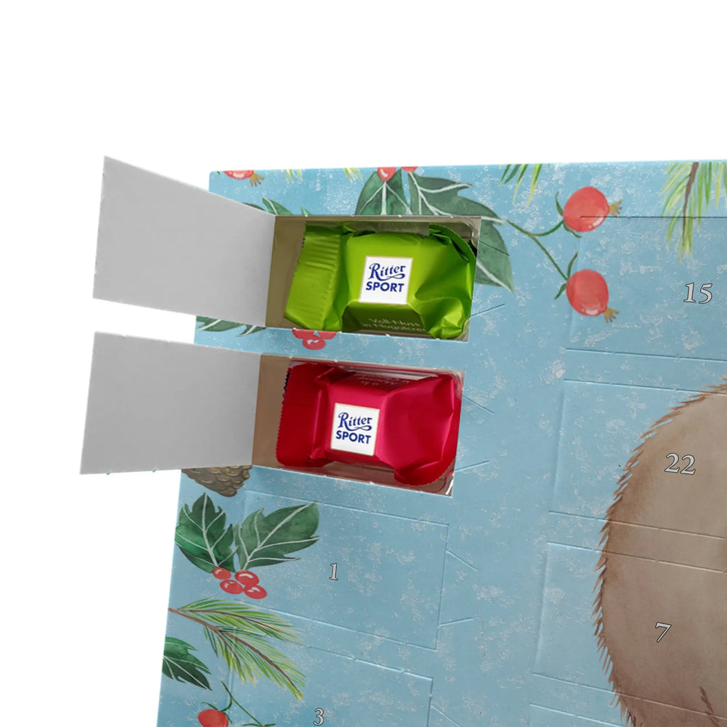 Chocolate advent calendar Wombat gift ideas, gifts, small animals, good mood, cute, funny sayings, cute animal motives, hand drawn, special gifts, card, animal lover, saying, life is beautiful, Australia