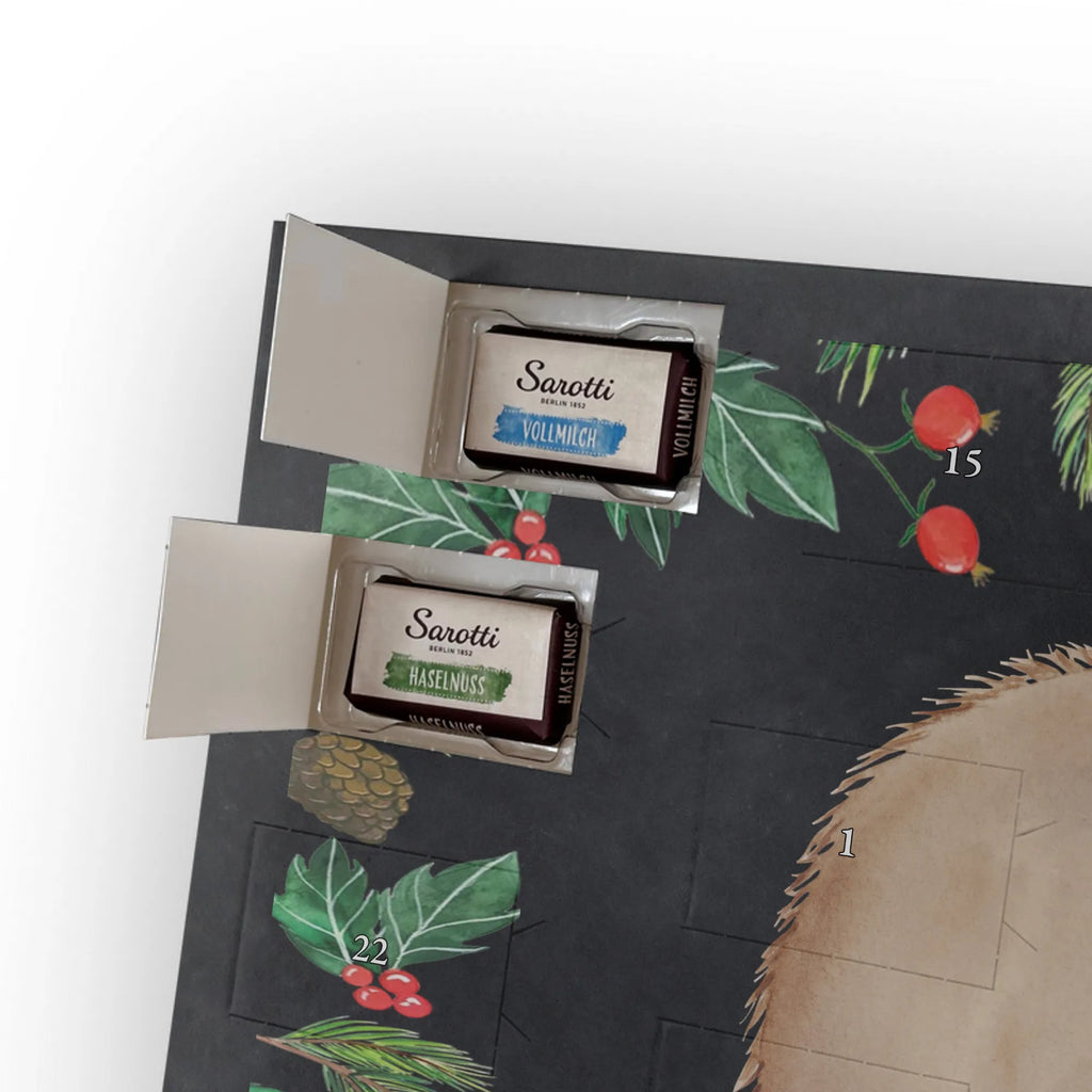 Chocolate advent calendar Wombat gift ideas, gifts, small animals, good mood, cute, funny sayings, cute animal motives, hand drawn, special gifts, card, animal lover, saying, life is beautiful, Australia