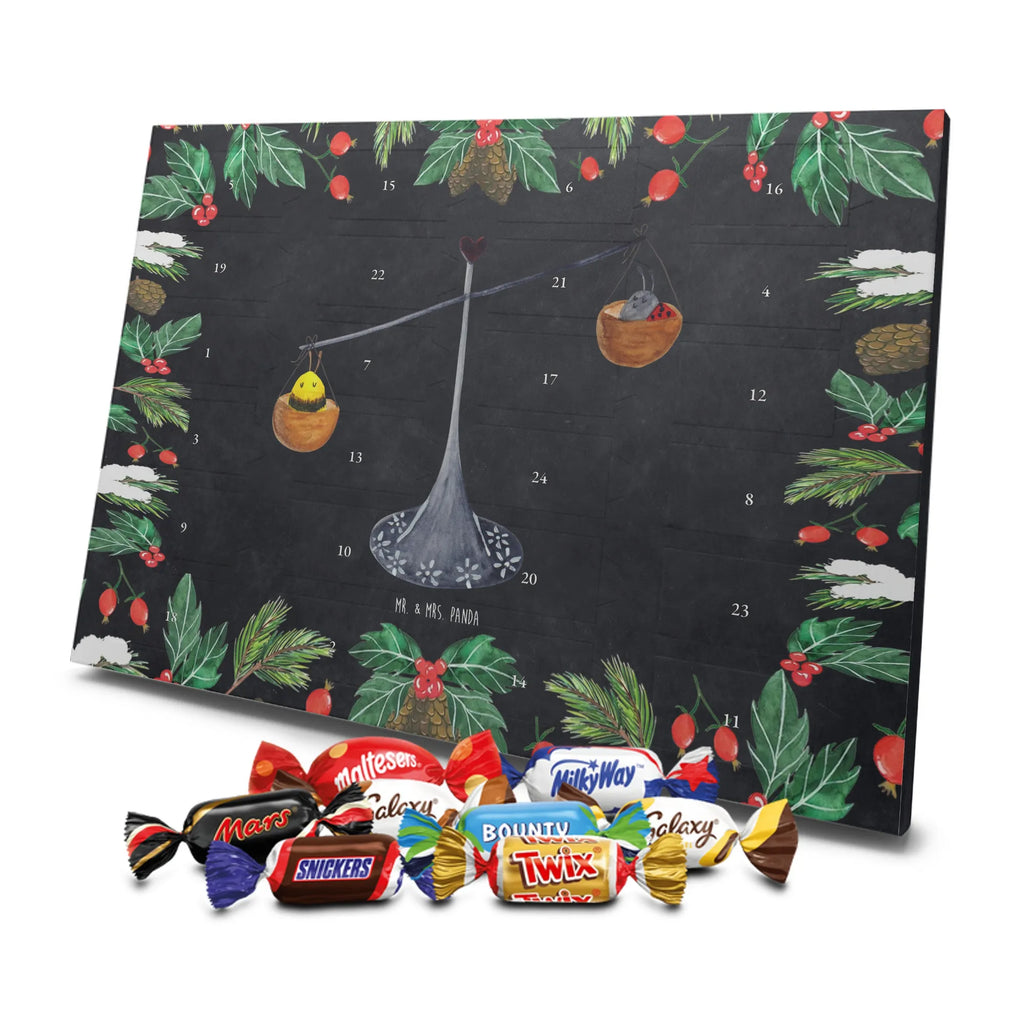 Chocolate advent calendar Star sign Scale birthdays, astrology, date of birth, month of birth, constellations, gift September, Libra, Libra gift, birthday September, bumble bee, birthday October, ladybird, balance, Libra zodiac sign, gift October