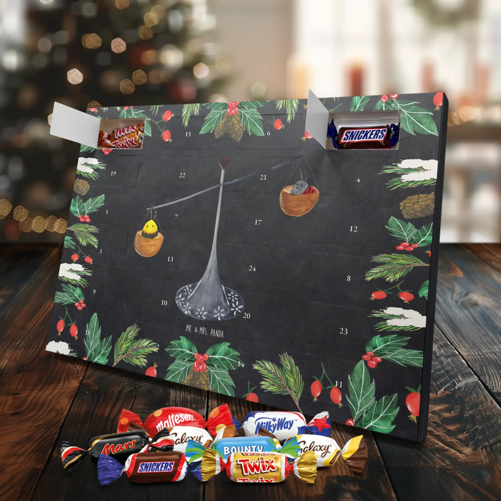 Chocolate advent calendar Star sign Scale birthdays, astrology, date of birth, month of birth, constellations, gift September, Libra, Libra gift, birthday September, bumble bee, birthday October, ladybird, balance, Libra zodiac sign, gift October