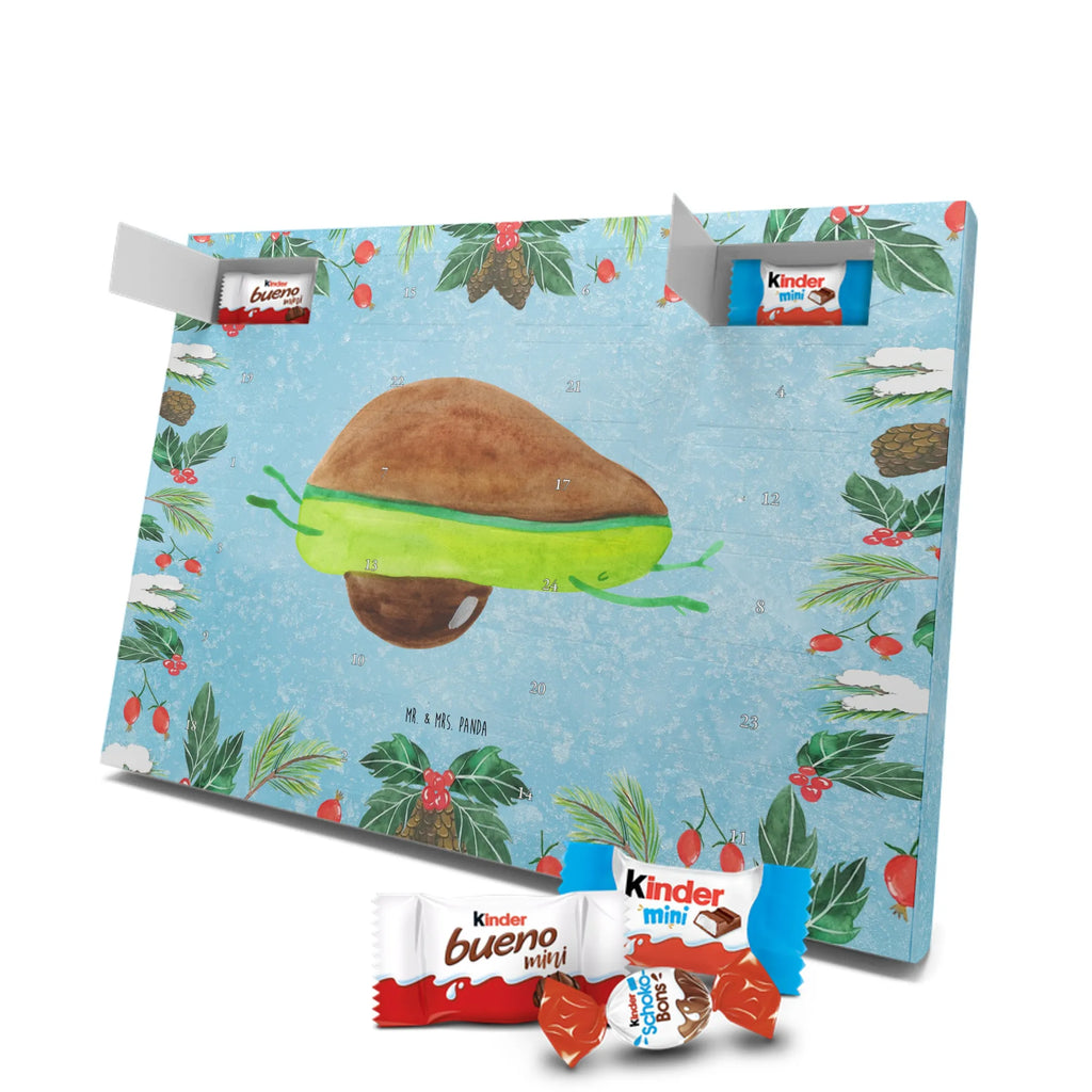 Chocolate advent calendar avocado yoga vegetables