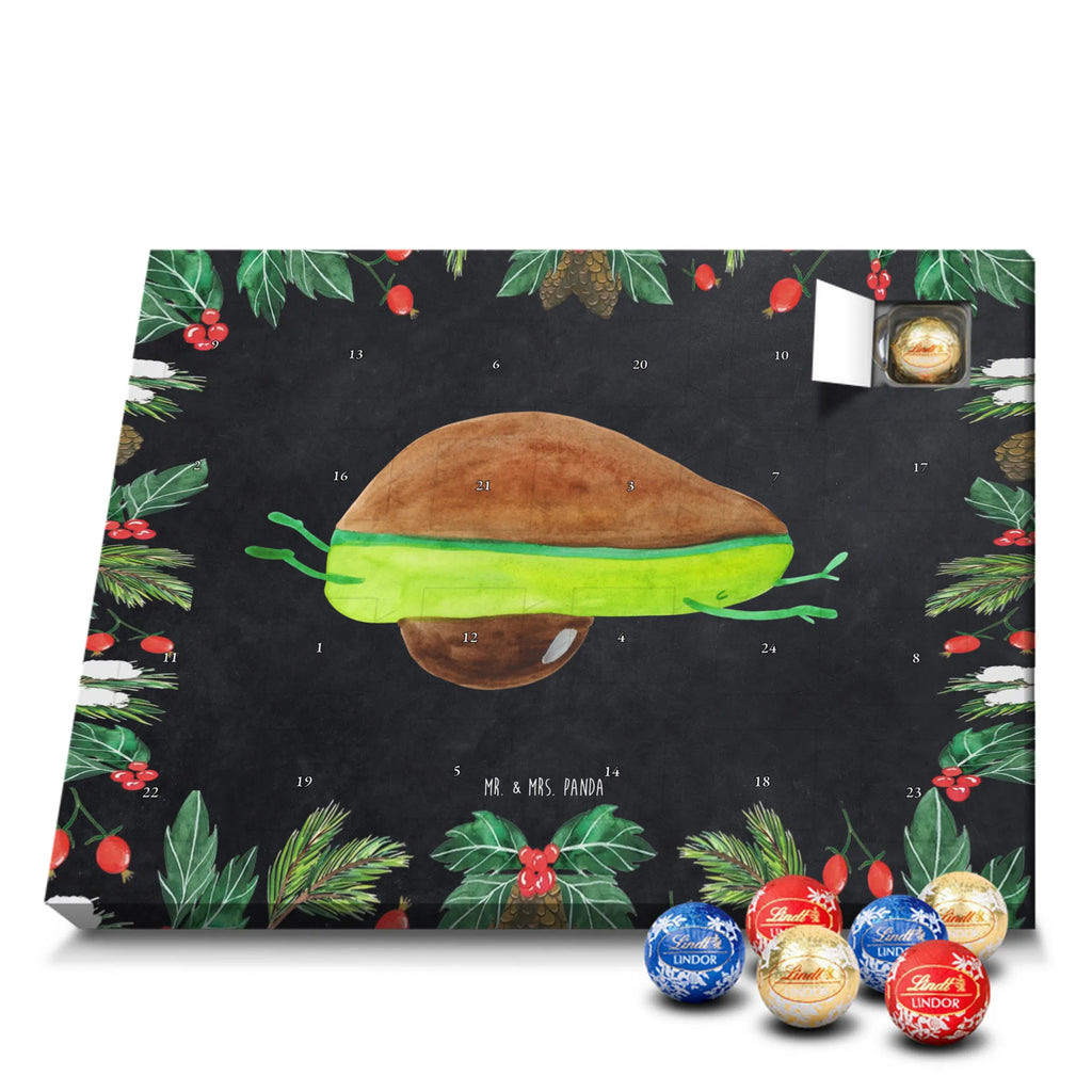 Chocolate advent calendar avocado yoga vegetables