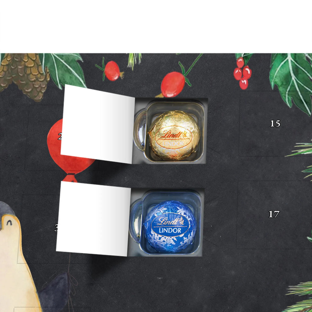 Chocolate advent calendar Penguin balloon North Pole, Penguins, best friend, gift idea, new life, gift girlfriend, penguins, balloon, love of life, new start