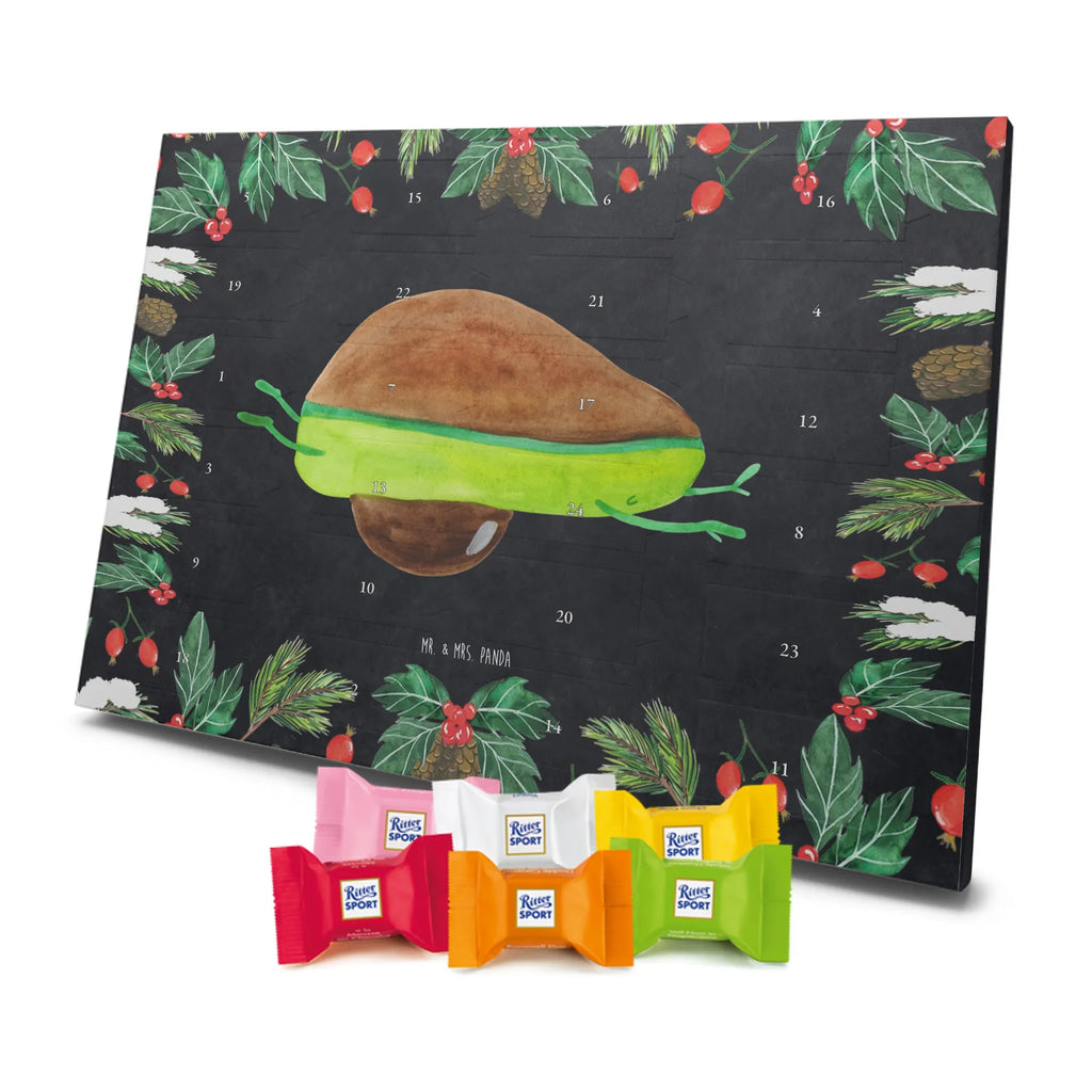 Chocolate advent calendar avocado yoga vegetables