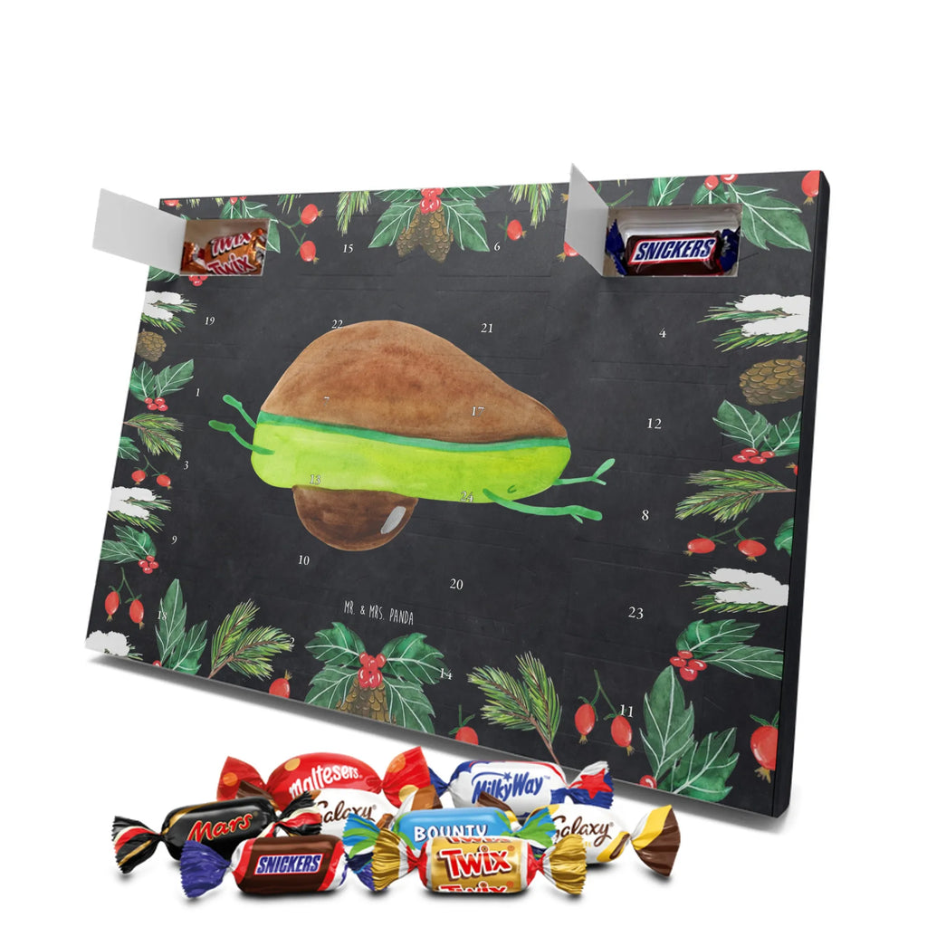Chocolate advent calendar avocado yoga vegetables
