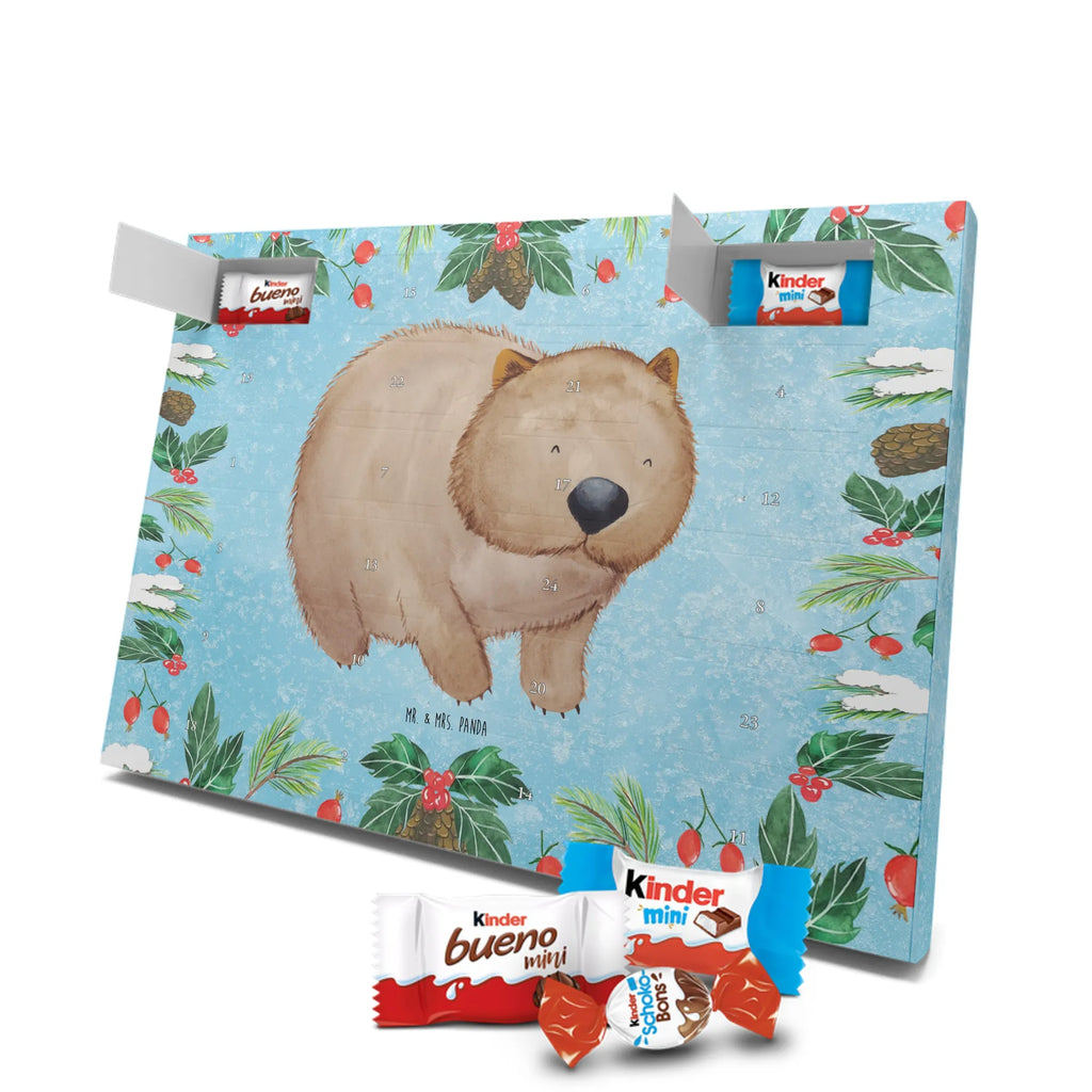 Chocolate advent calendar Wombat gift ideas, gifts, small animals, good mood, cute, funny sayings, cute animal motives, hand drawn, special gifts, card, animal lover, saying, life is beautiful, Australia