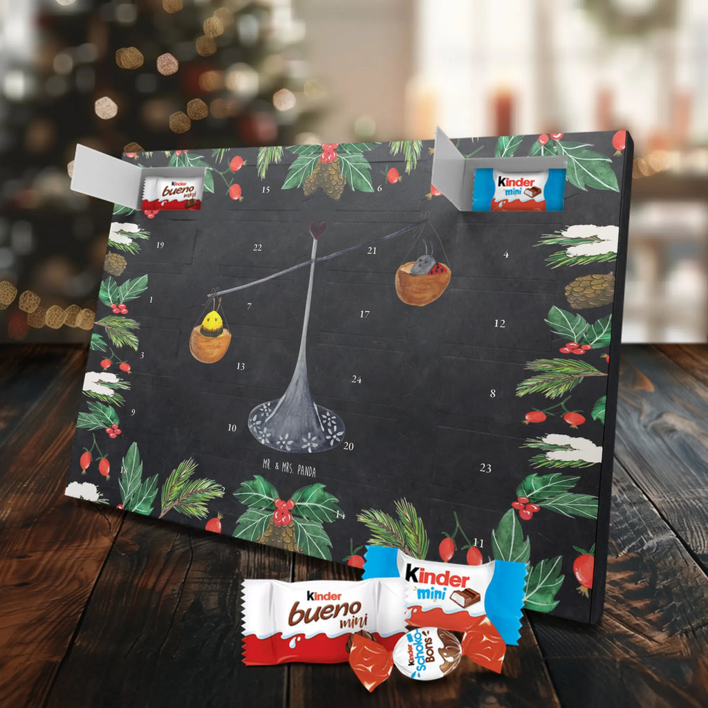 Chocolate advent calendar Star sign Scale birthdays, astrology, date of birth, month of birth, constellations, gift September, Libra, Libra gift, birthday September, bumble bee, birthday October, ladybird, balance, Libra zodiac sign, gift October