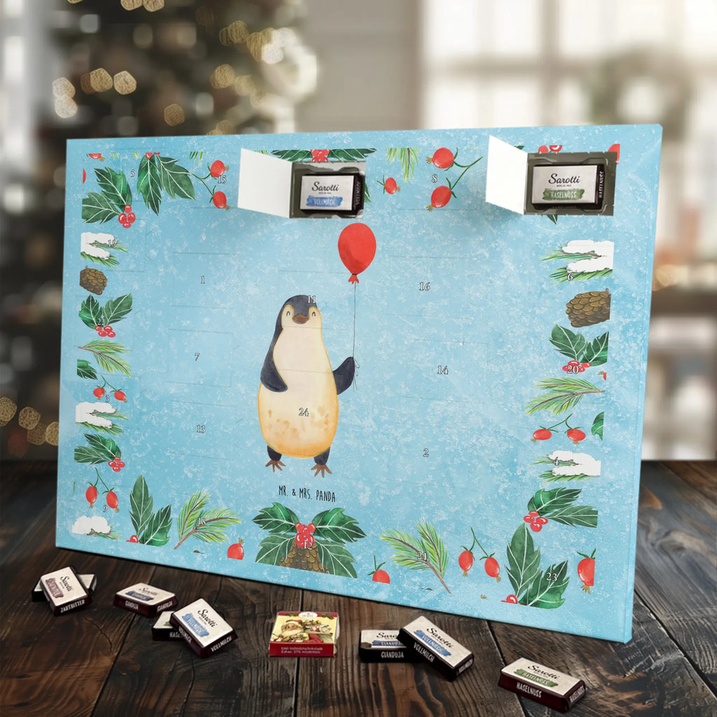 Chocolate advent calendar Penguin balloon North Pole, Penguins, best friend, gift idea, new life, gift girlfriend, penguins, balloon, love of life, new start