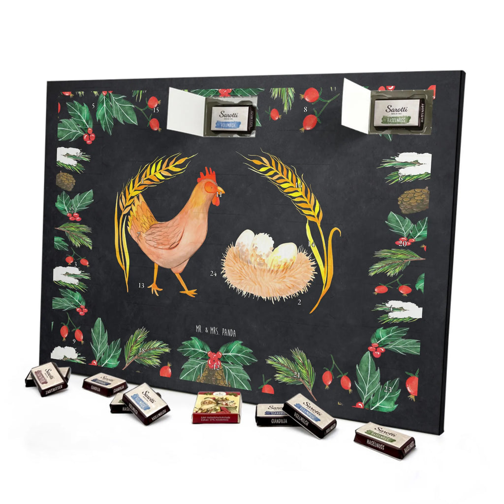 Chocolate advent calendar Chicken Proud farm animals, animals, farm, eggs, yard, cock, chicken, saying, magic, country life, pregnancy, hen, birth
