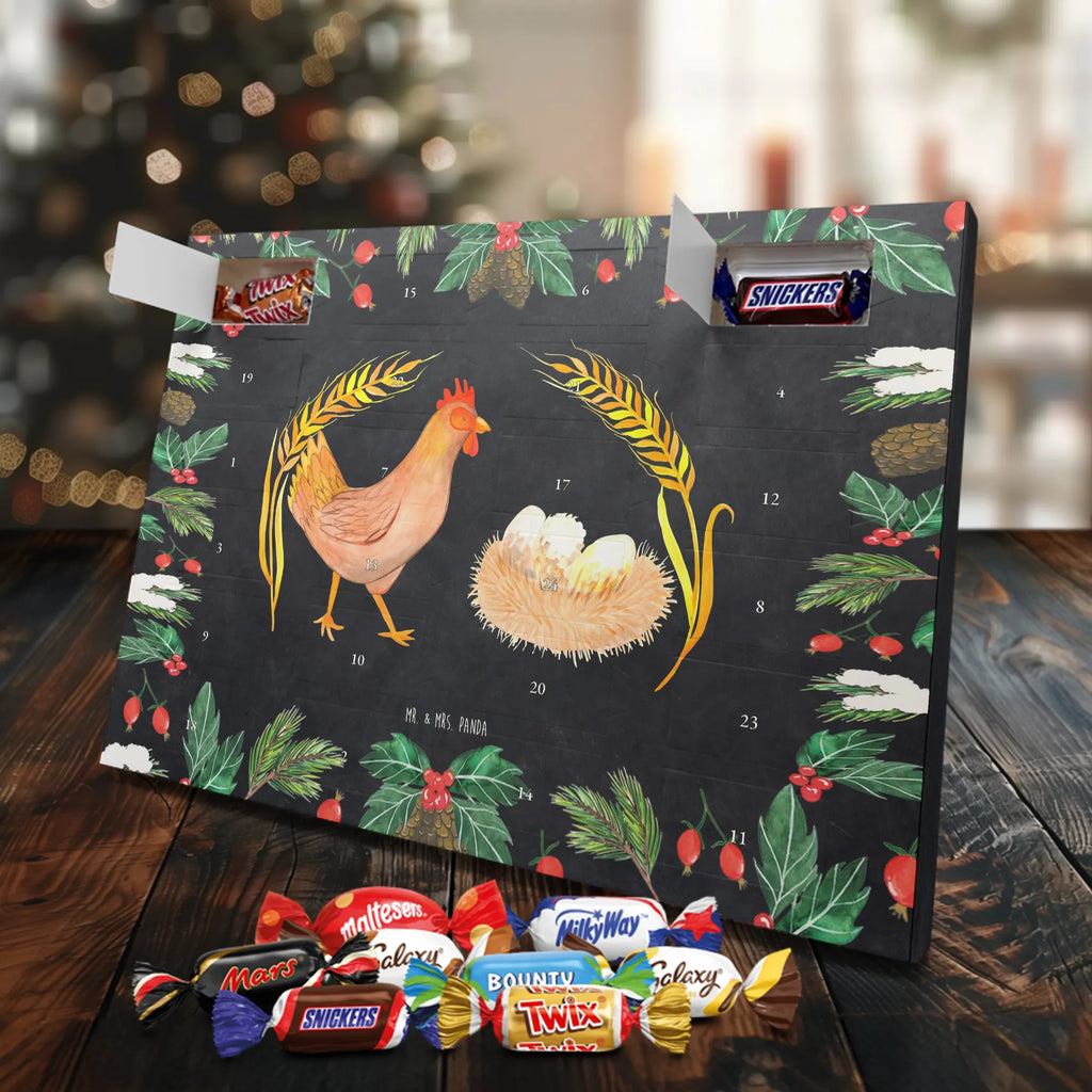 Chocolate advent calendar Chicken Proud farm animals, animals, farm, eggs, yard, cock, chicken, saying, magic, country life, pregnancy, hen, birth