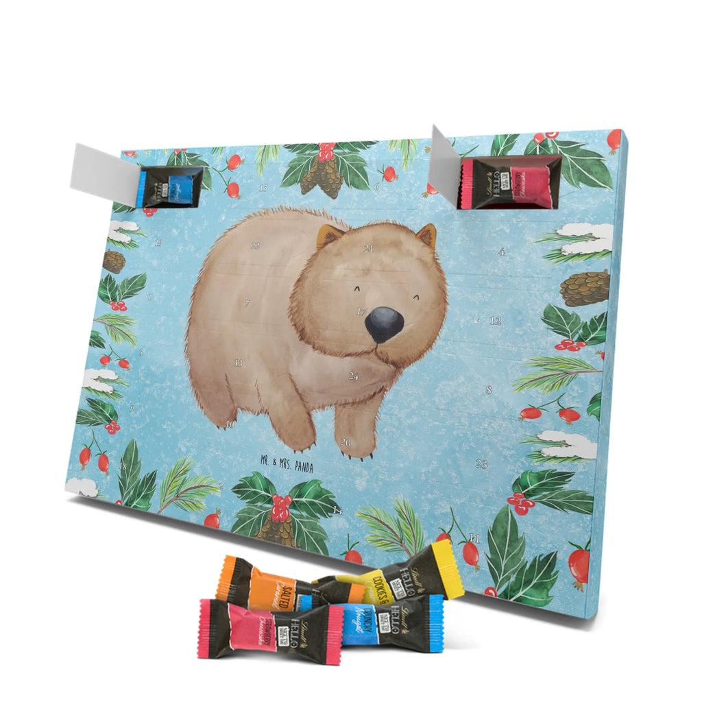 Chocolate advent calendar Wombat gift ideas, gifts, small animals, good mood, cute, funny sayings, cute animal motives, hand drawn, special gifts, card, animal lover, saying, life is beautiful, Australia