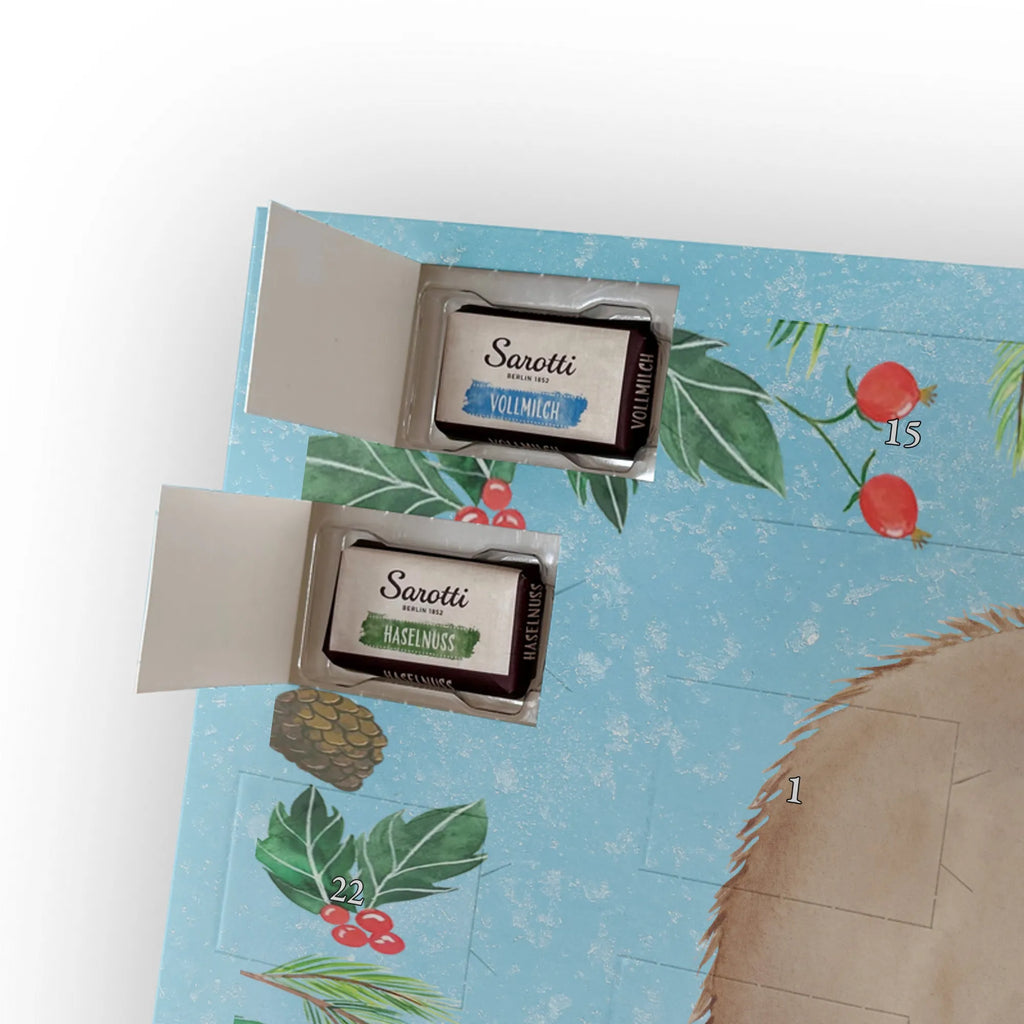 Chocolate advent calendar Wombat gift ideas, gifts, small animals, good mood, cute, funny sayings, cute animal motives, hand drawn, special gifts, card, animal lover, saying, life is beautiful, Australia