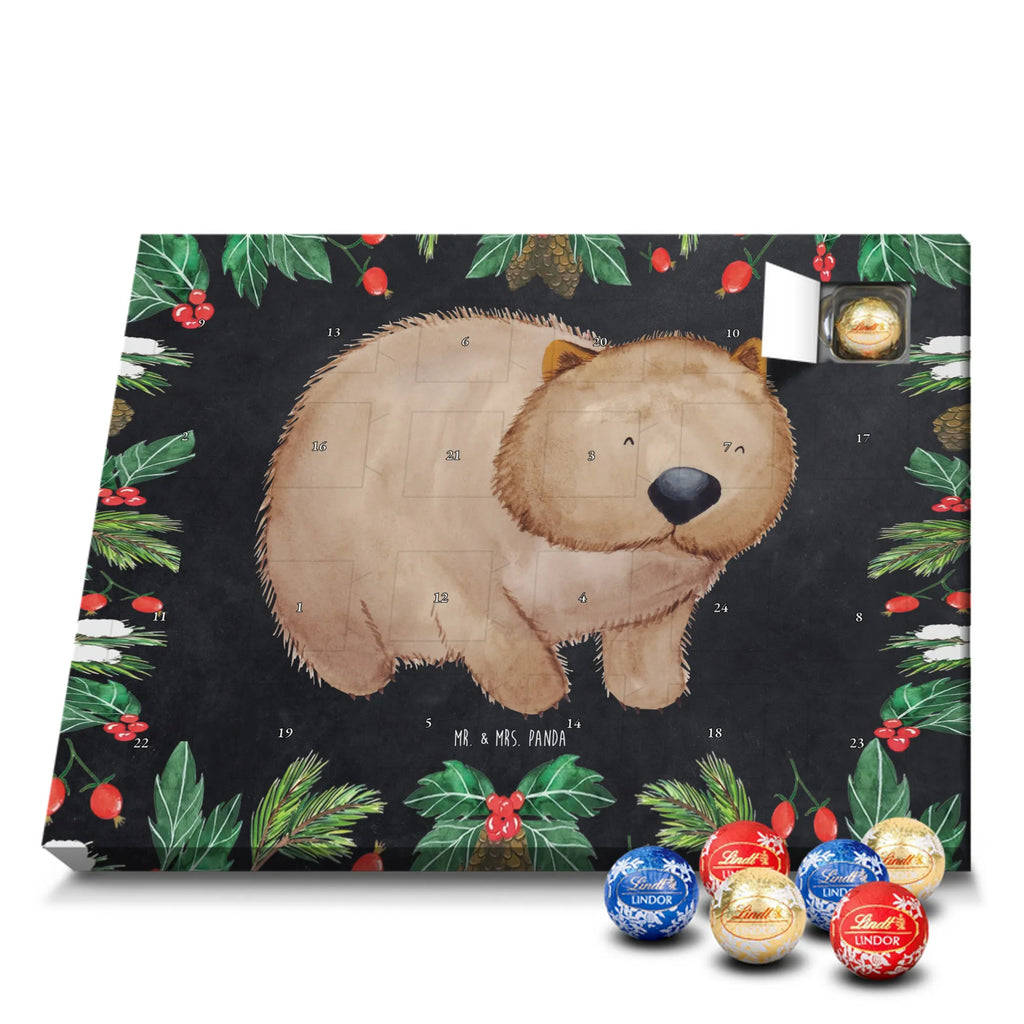 Chocolate advent calendar Wombat gift ideas, gifts, small animals, good mood, cute, funny sayings, cute animal motives, hand drawn, special gifts, card, animal lover, saying, life is beautiful, Australia