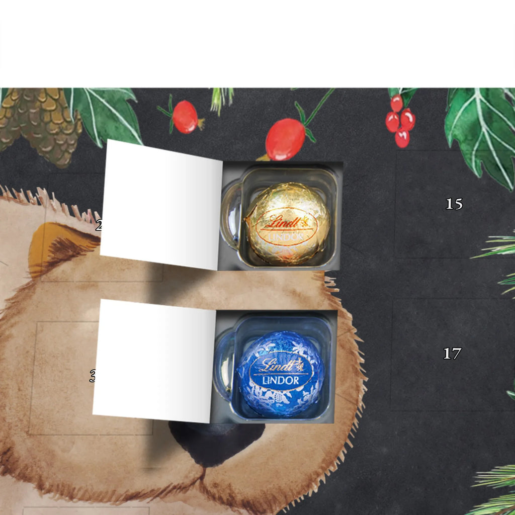 Chocolate advent calendar Wombat gift ideas, gifts, small animals, good mood, cute, funny sayings, cute animal motives, hand drawn, special gifts, card, animal lover, saying, life is beautiful, Australia