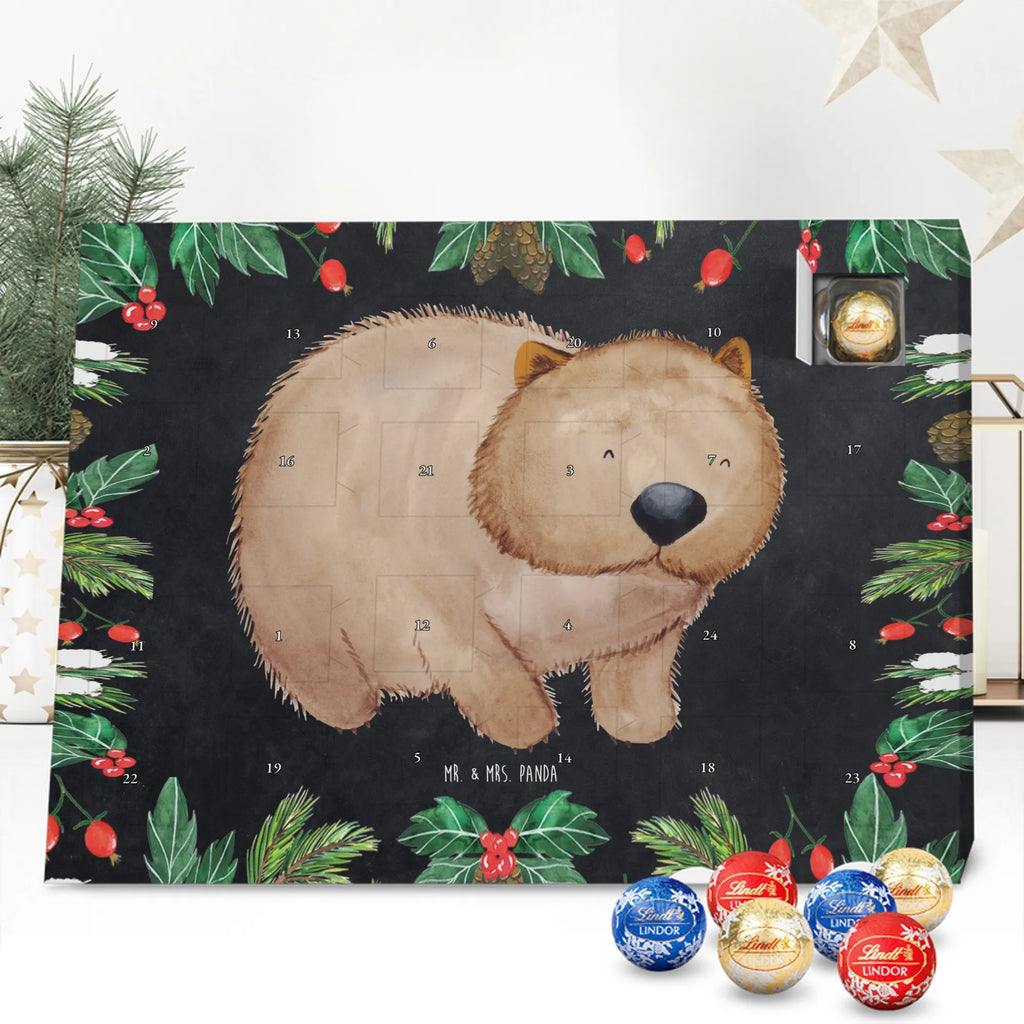 Chocolate advent calendar Wombat gift ideas, gifts, small animals, good mood, cute, funny sayings, cute animal motives, hand drawn, special gifts, card, animal lover, saying, life is beautiful, Australia