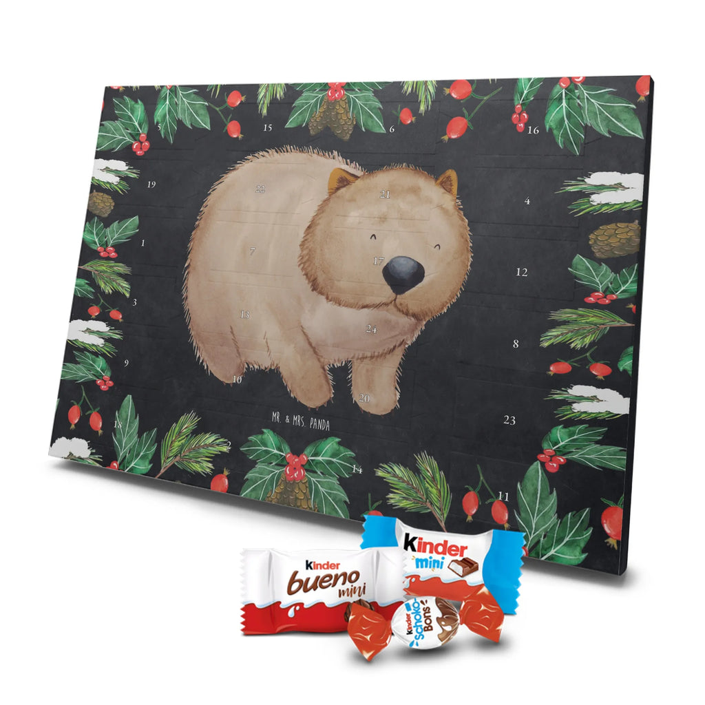 Chocolate advent calendar Wombat gift ideas, gifts, small animals, good mood, cute, funny sayings, cute animal motives, hand drawn, special gifts, card, animal lover, saying, life is beautiful, Australia