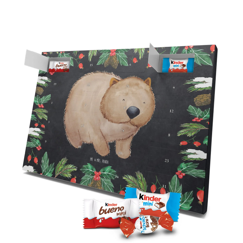 Chocolate advent calendar Wombat gift ideas, gifts, small animals, good mood, cute, funny sayings, cute animal motives, hand drawn, special gifts, card, animal lover, saying, life is beautiful, Australia